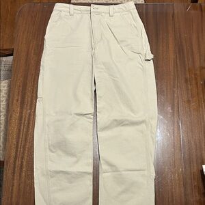 Aritzia Women's Cream Boyfriend Jeans